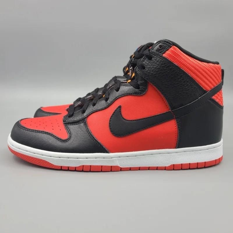 【NIKE】DUNK HIGH CUT 赤×黒 新品‼️NIKE DUNK HI 赤黒 ダンク ハイ 正規品 - メルカリ