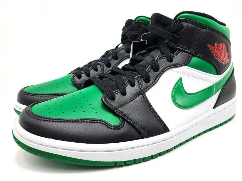 AIR JORDAN 1 MID( 硼 1 ߥå) 554724-067 28.5cm  ֥å/꡼/ۥ磻 1 snisellya