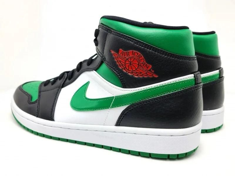 AIR JORDAN 1 MID( 硼 1 ߥå) 554724-067 28.5cm  ֥å/꡼/ۥ磻 5 snisellya