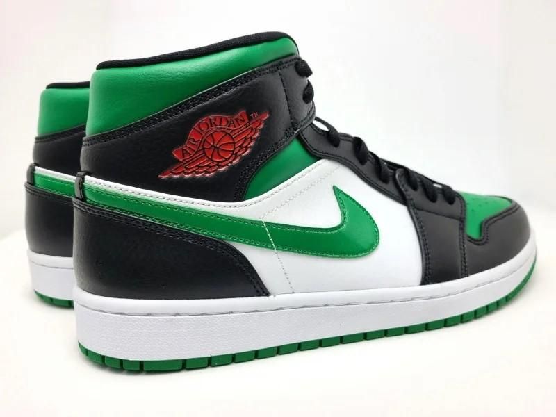 AIR JORDAN 1 MID( 硼 1 ߥå) 554724-067 28.5cm  ֥å/꡼/ۥ磻 6 snisellya