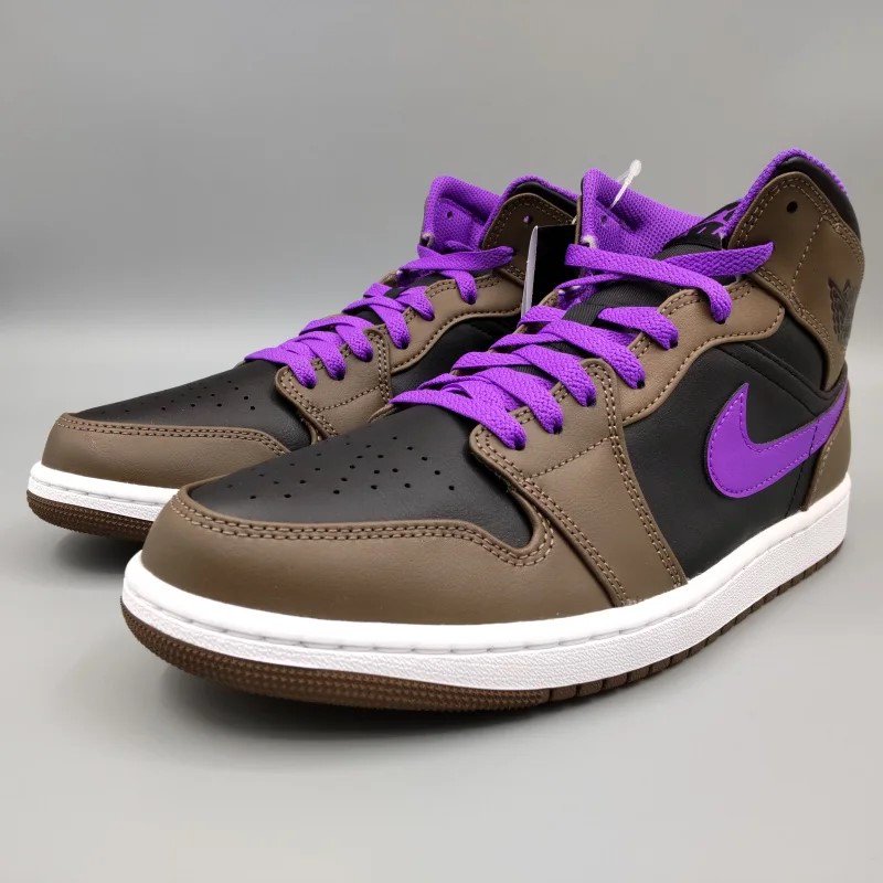 【81%OFF!】 ジョーダン シューズ メンズ バスケットボール Air Jordan Mid Shoes Brown Purple