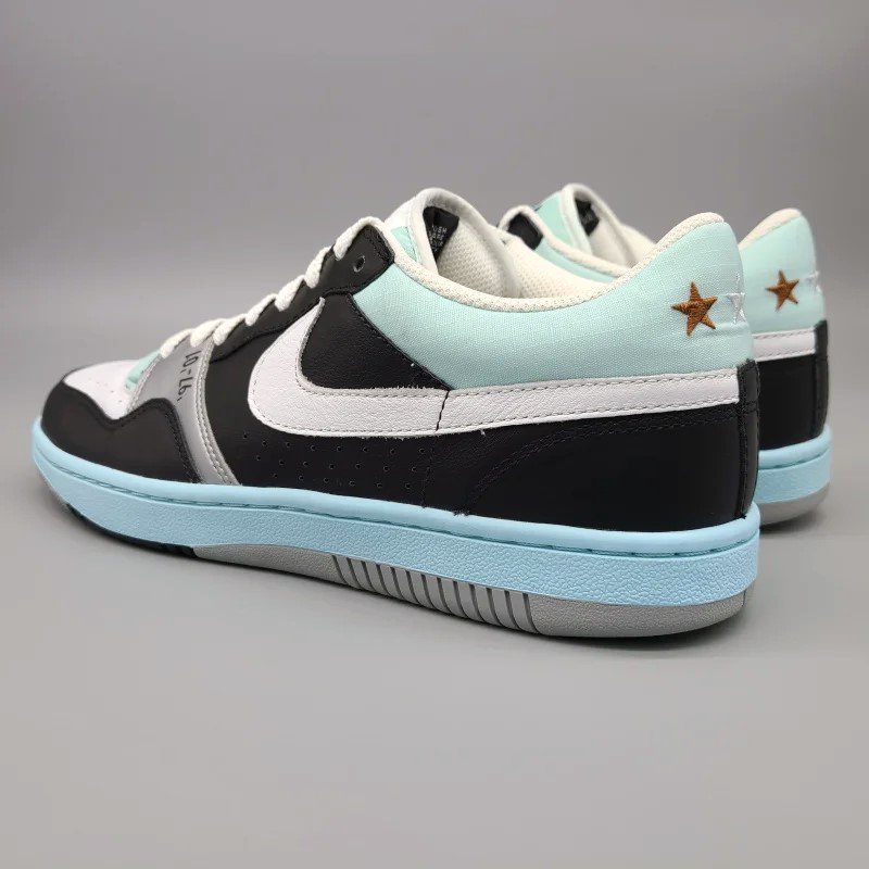 NIKE COURT FORCE LOW 313561-012 28.5cm ֥å/֥롼/ۥ磻  5 snisellya