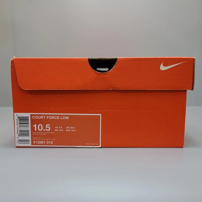 NIKE COURT FORCE LOW 313561-012 28.5cm ֥å/֥롼/ۥ磻  13 snisellya