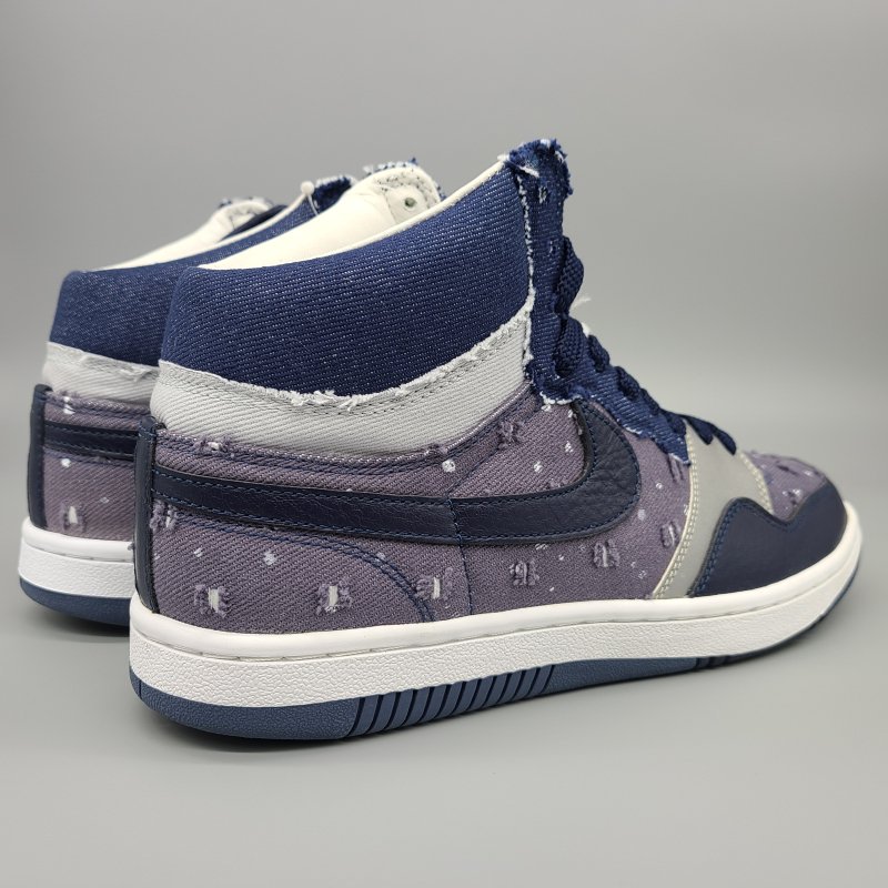 NIKE COURT FORCE HIGH PREMIUM DENIM ,313941-441 28.5cm  DENIM 6 snisellya