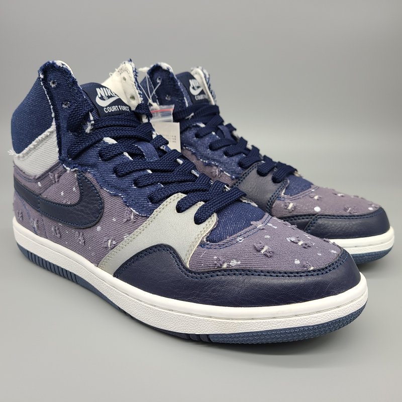 NIKE COURT FORCE HIGH PREMIUM DENIM,313941-441 28.5cm  DENIM 2 snisellya