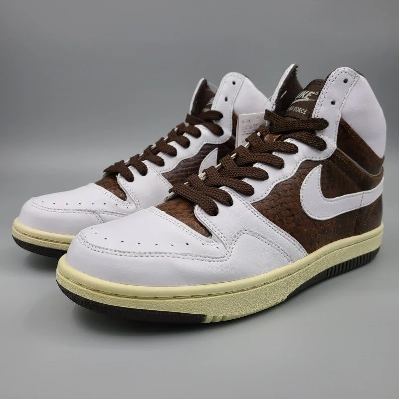 NIKE COURT FORCE HIGH PREMIUM PYTHON 313941-112 WHITE/BROWN 28cm  1 snisellya