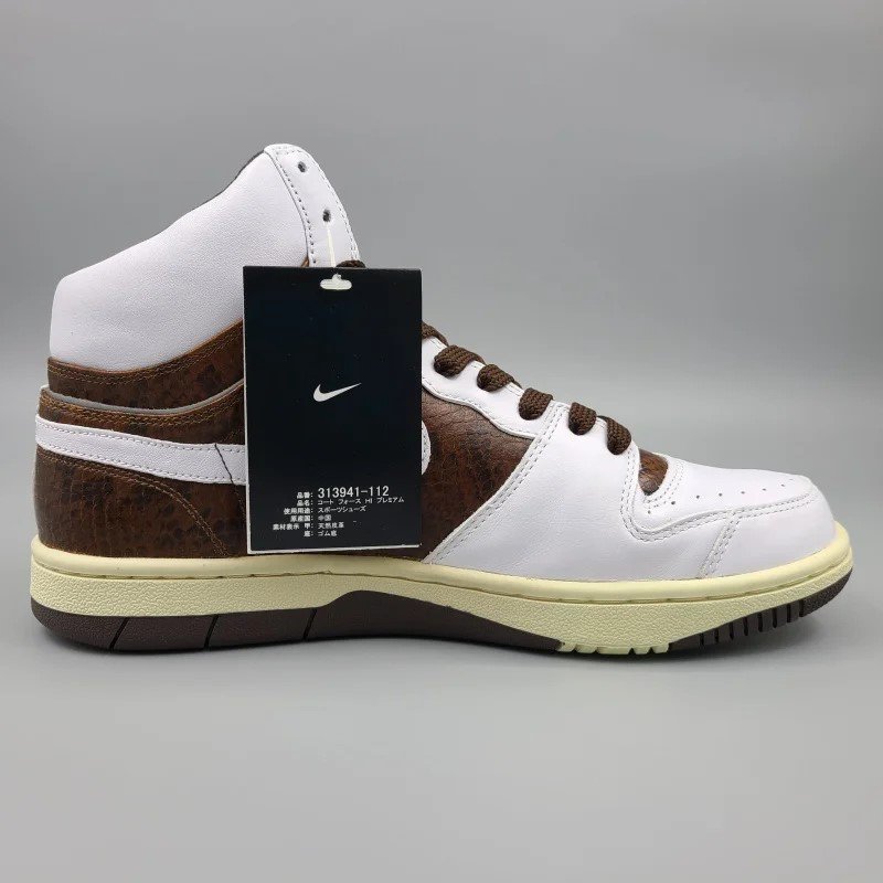 NIKE COURT FORCE HIGH PREMIUM PYTHON 313941-112 WHITE/BROWN 28cm  11 snisellya