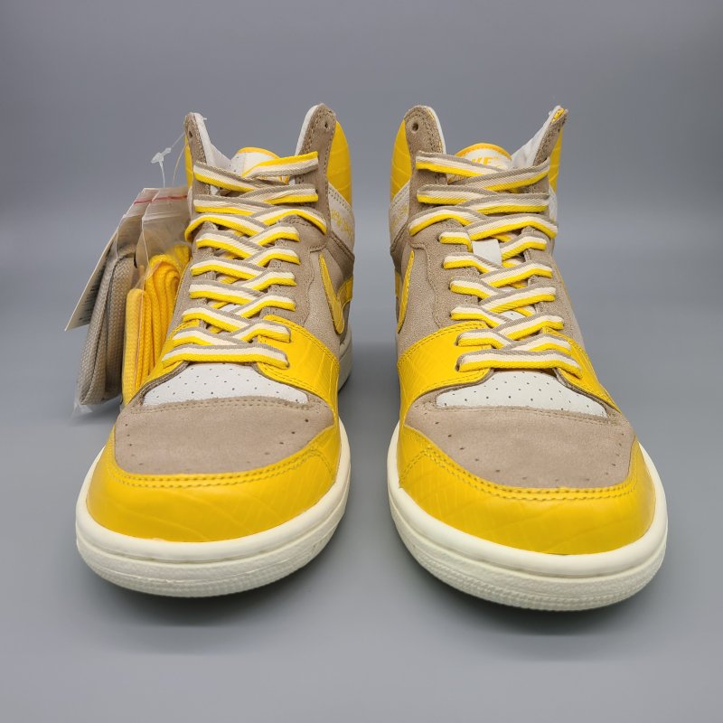 NIKE COURT FORCE HIGH STUSSY,312270-271 BONE/VARSITY MAIZE-SAIL 29cm  7 snisellya