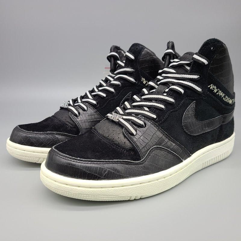 NIKE COURT FORCE HIGH STUSSY,312270-001 BLACK/BLACK-SAIL 28cm  1 snisellya