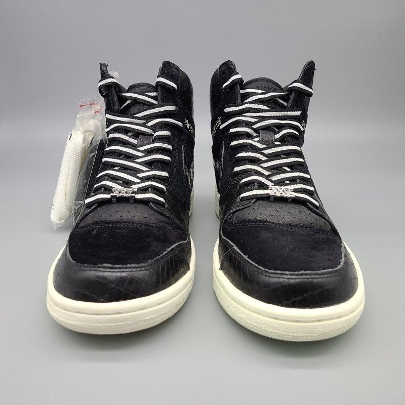 NIKE COURT FORCE HIGH STUSSY,312270-001 BLACK/BLACK-SAIL 28cm  7 snisellya