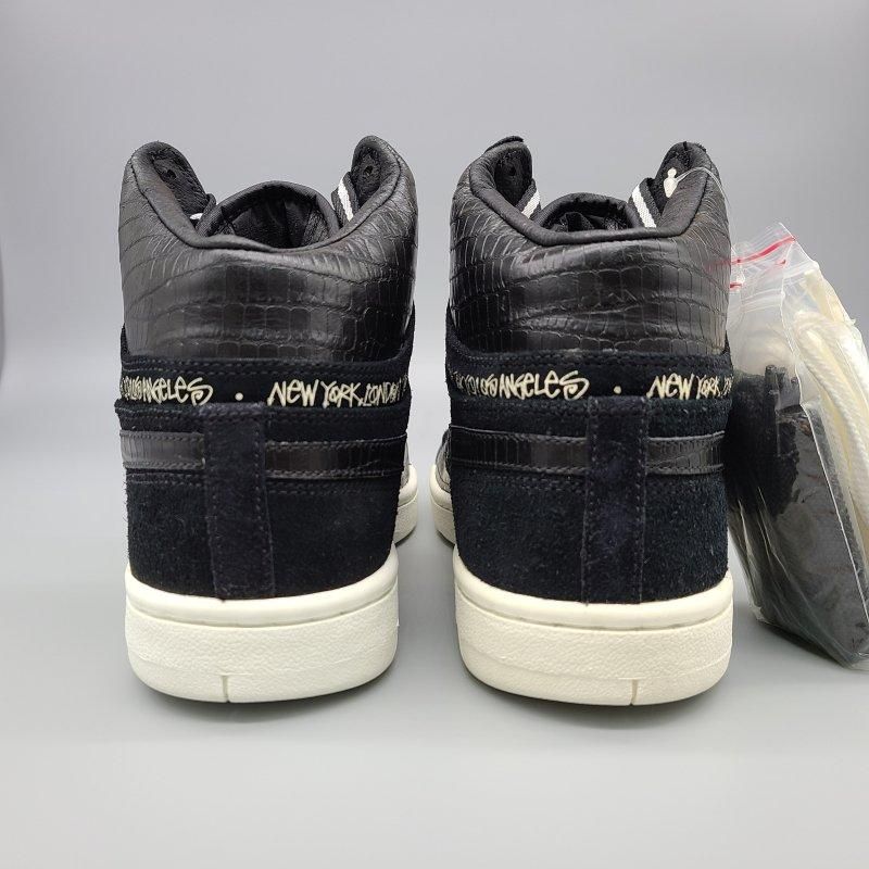 NIKE COURT FORCE HIGH STUSSY,312270-001 BLACK/BLACK-SAIL 28cm  9 snisellya