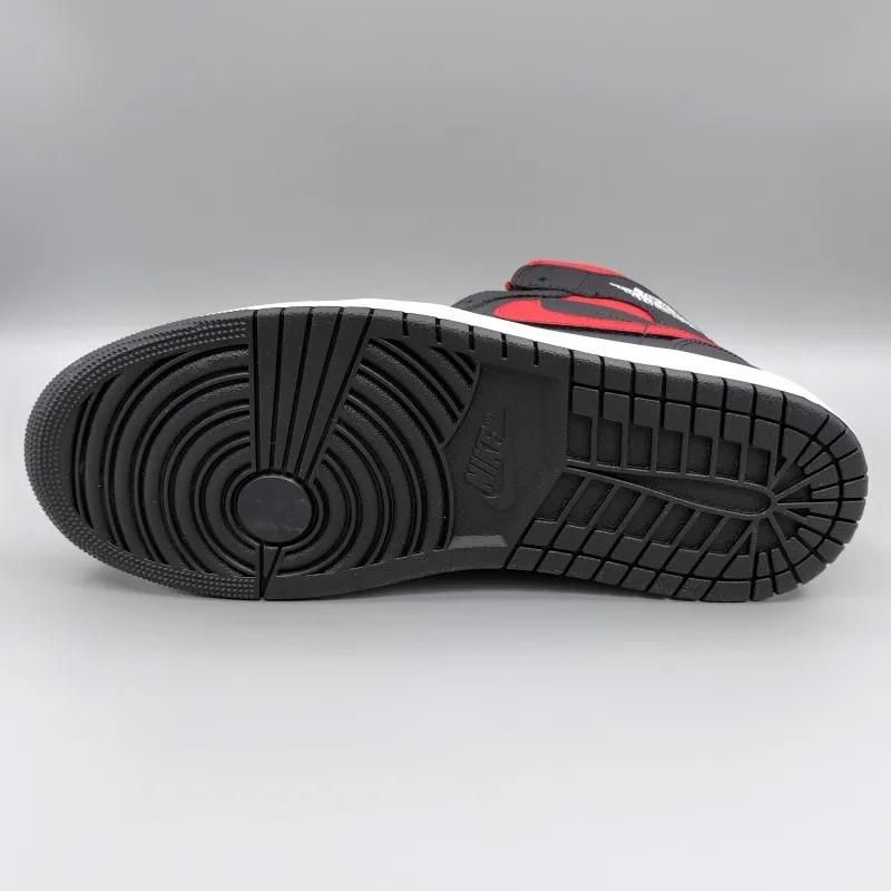 AIR JORDAN 1 MID BRED TWIST (エア ジョーダン 1 ミッド ブレッド ツイスト) DQ8426-067 28.5cm ブラック/ホワイト/レッド 新品 10 snisellya