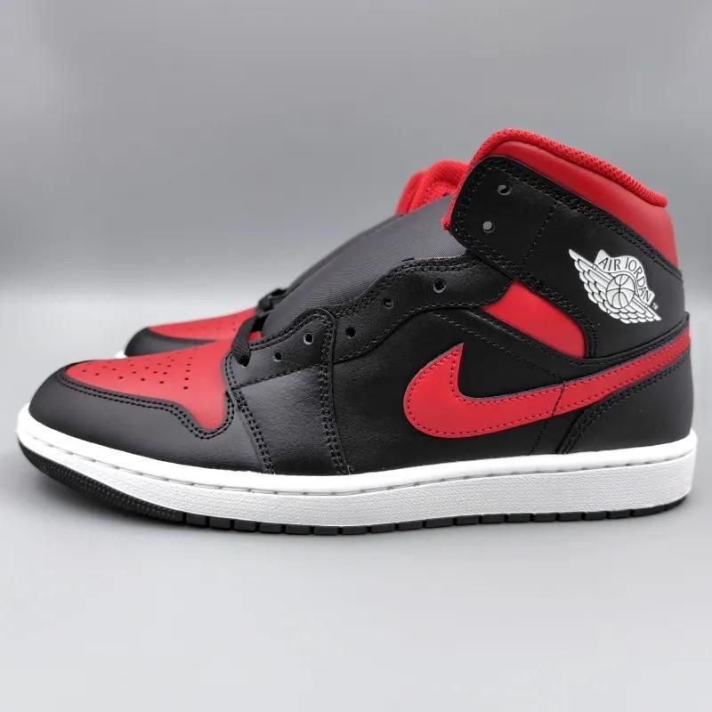 AIR JORDAN 1 MID BRED TWIST (エア ジョーダン 1 ミッド ブレッド ツイスト) DQ8426-067 28.5cm ブラック/ホワイト/レッド 新品 3 snisellya