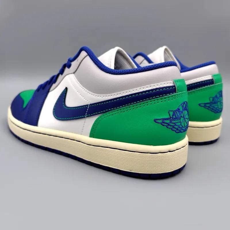 AIR JORDAN 1 LOW Seahawks (エア ジョーダン 1 ロー シーホークス) 553558-147 28.5cm セイル/スタジアムグリーン/ニュートラルグレー/ディープロイヤルブルー 新品 5 snisellya