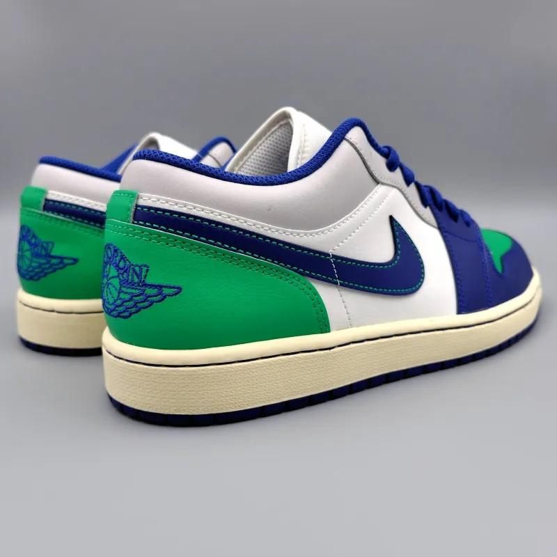 AIR JORDAN 1 LOW Seahawks (エア ジョーダン 1 ロー シーホークス) 553558-147 28.5cm セイル/スタジアムグリーン/ニュートラルグレー/ディープロイヤルブルー 新品 6 snisellya