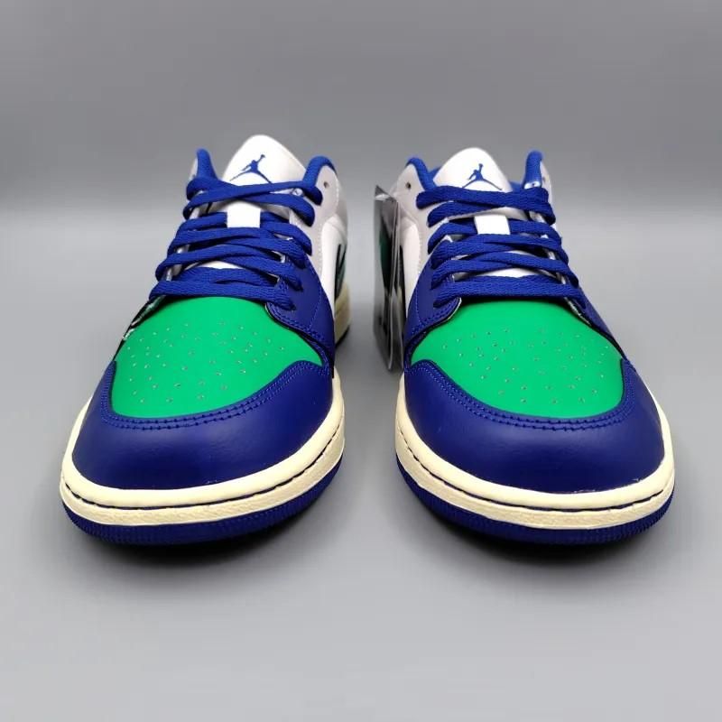 AIR JORDAN 1 LOW Seahawks (エア ジョーダン 1 ロー シーホークス) 553558-147 28.5cm セイル/スタジアムグリーン/ニュートラルグレー/ディープロイヤルブルー 新品 7 snisellya