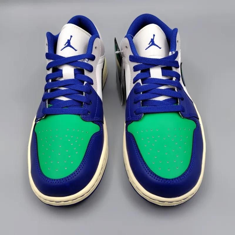 AIR JORDAN 1 LOW Seahawks (エア ジョーダン 1 ロー シーホークス) 553558-147 28.5cm セイル/スタジアムグリーン/ニュートラルグレー/ディープロイヤルブルー 新品 シーホークス 8 snisellya
