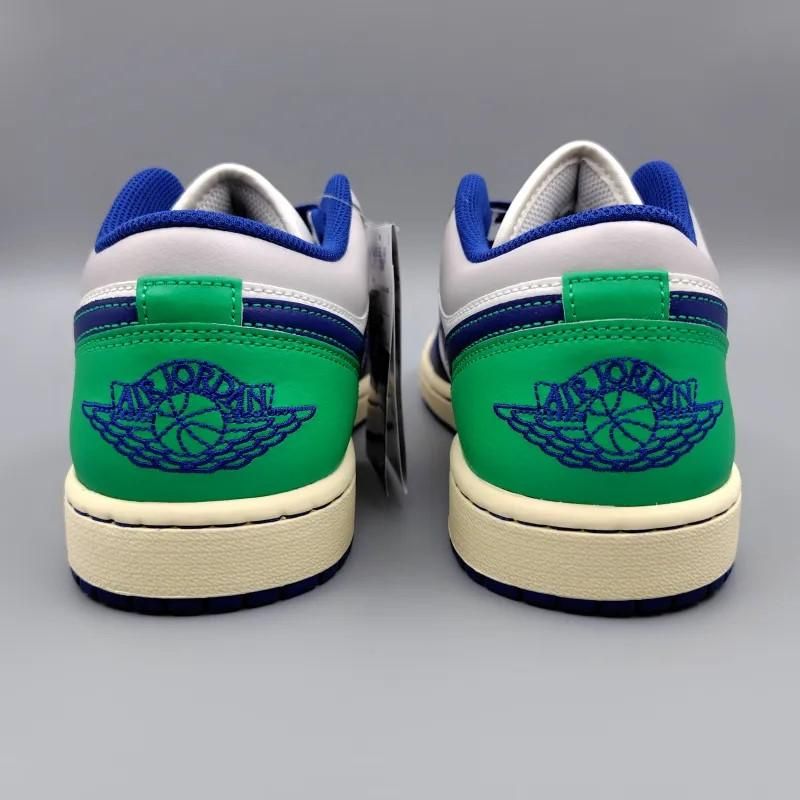 AIR JORDAN 1 LOW Seahawks (エア ジョーダン 1 ロー シーホークス) 553558-147 28.5cm セイル/スタジアムグリーン/ニュートラルグレー/ディープロイヤルブルー 新品 9 snisellya