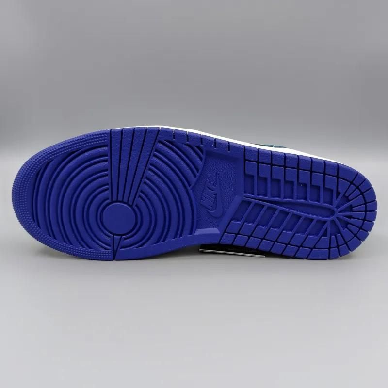 AIR JORDAN 1 LOW Seahawks (エア ジョーダン 1 ロー シーホークス) 553558-147 28.5cm セイル/スタジアムグリーン/ニュートラルグレー/ディープロイヤルブルー 新品 10 snisellya