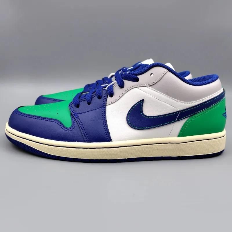 AIR JORDAN 1 LOW Seahawks (エア ジョーダン 1 ロー シーホークス) 553558-147 28.5cm セイル/スタジアムグリーン/ニュートラルグレー/ディープロイヤルブルー 新品 3 snisellya
