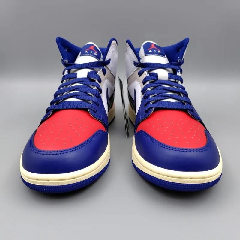 AIR JORDAN 1 MID Rare Air (エア ジョーダン 1 ミッド レア エア) DQ8426-102 28.5cm ホワイト/ユニバーシティレッド/グレー/ロイヤルブルー 新品 7 snisellya