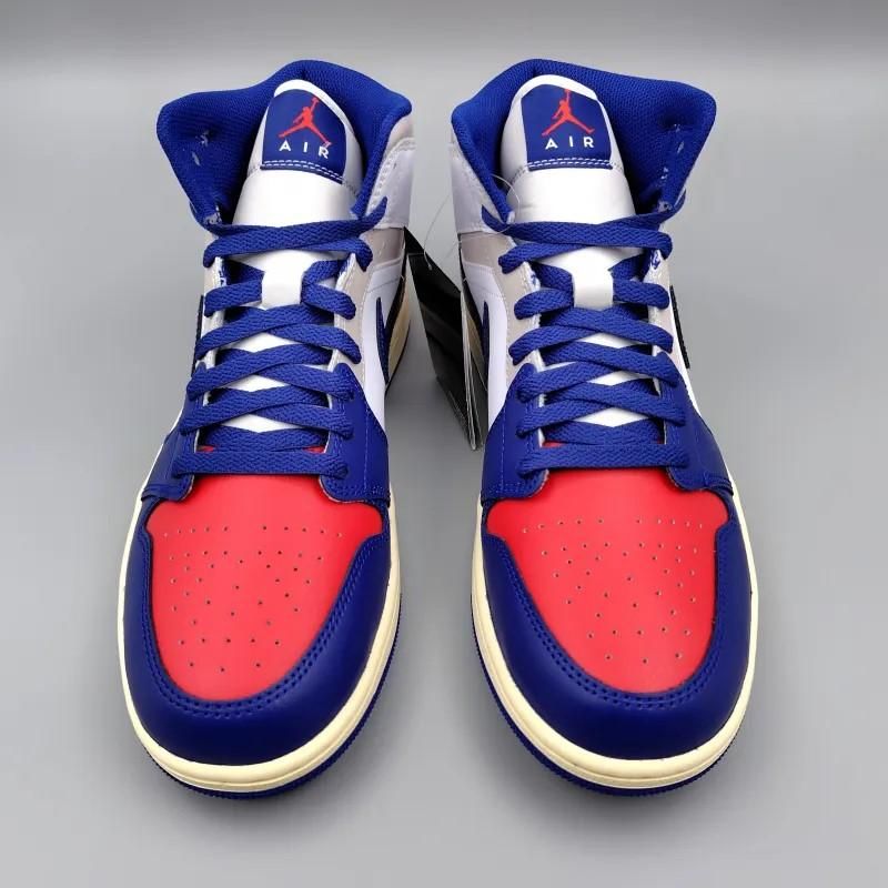 AIR JORDAN 1 MID Rare Air (エア ジョーダン 1 ミッド レア エア) DQ8426-102 28.5cm ホワイト/ユニバーシティレッド/グレー/ロイヤルブルー 新品 8 snisellya
