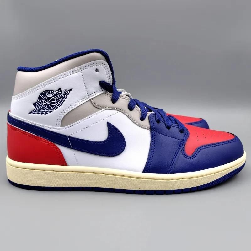 AIR JORDAN 1 MID Rare Air (エア ジョーダン 1 ミッド レア エア) DQ8426-102 28.5cm ホワイト/ユニバーシティレッド/グレー/ロイヤルブルー 新品 4 snisellya