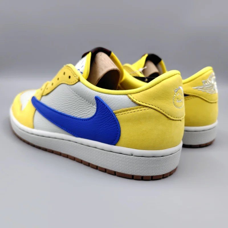 TRAVIS SCOTTxWMNS AIR JORDAN 1 LOW OG SP Canary DZ4137-700 28.5cm 5 snisellya