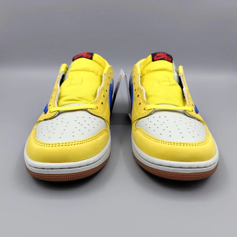 TRAVIS SCOTTxWMNS AIR JORDAN 1 LOW OG SP Canary DZ4137-700 28.5cm 7 snisellya