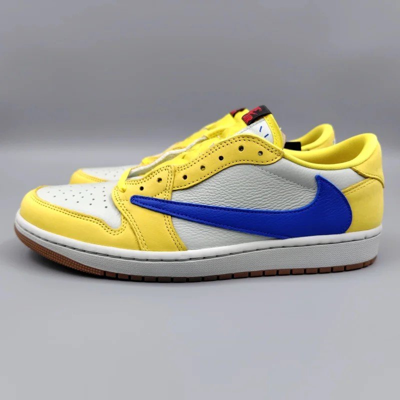 TRAVIS SCOTTxWMNS AIR JORDAN 1 LOW OG SP Canary DZ4137-700 28.5cm 3 snisellya