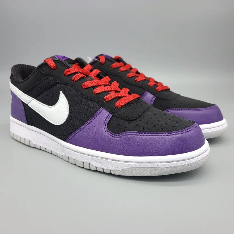 NIKE BIG NIKE LOW 355152-012 黒/紫/白