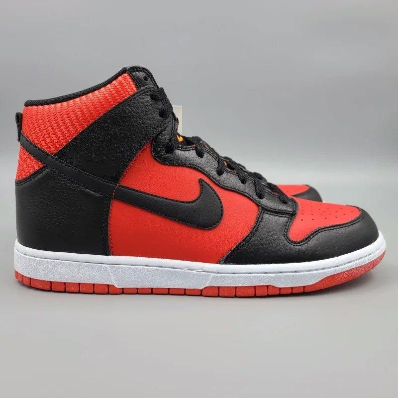 【NIKE】DUNK HIGH CUT 赤×黒 新品‼️NIKE DUNK HI 赤黒 ダンク ハイ 正規品 - メルカリ