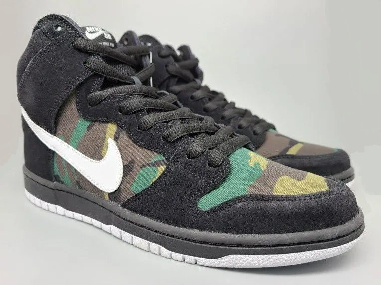 NIKE SB DUNK HIGH PRO BQ6826-001 緑黒カモ