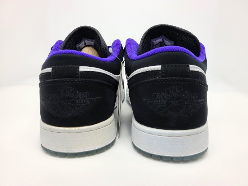 AIR JORDAN 1 LOW 553558-108 ブラック/白/クリア