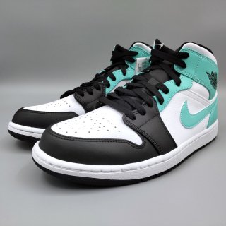 AIR JORDAN 1 MID( 硼 1 ߥå) 554724-132 28.5cm ۥ磻/ȥԥĥ/֥å 