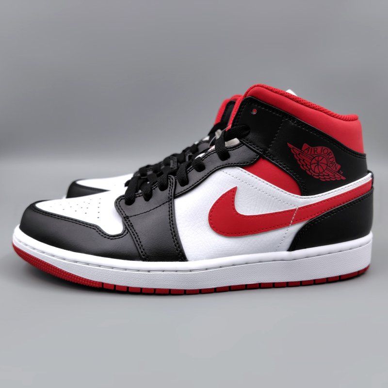 AIR JORDAN 1 MID,54724-122,白/黒/赤|snisellya NIKE通販店