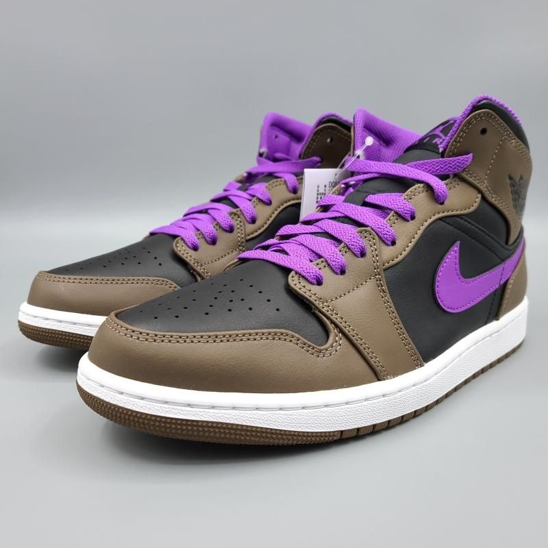 AIR JORDAN 1 MID,DQ8426-215,茶/黒/紫|snisellya NIKE通販店