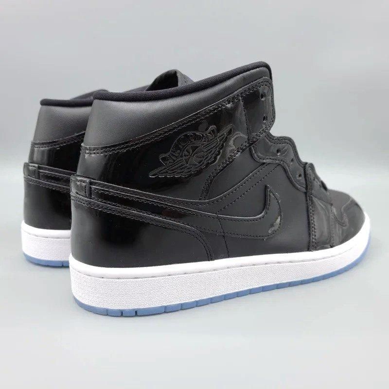 AIR JORDAN 1 MID SE DV1308-004 黒/パテント snisellya