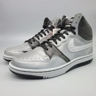 NIKE COURT FORCE HIGH PREMIUM 3M(ʥ  ե ϥ ץߥ ե쥯) 314429-001 28cm METLC SILVER/BLACK 