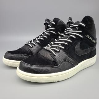 NIKE COURT FORCE HIGH STUSSY(ʥ  ե ƥ塼) 312270-001 BLACK/BLACK-SAIL 28cm 