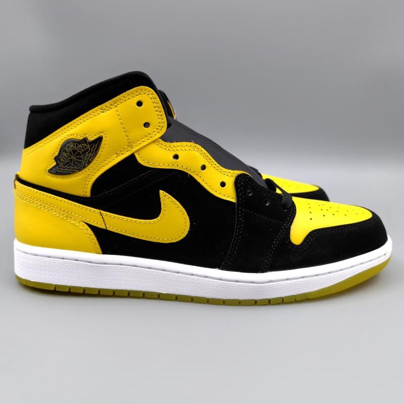 Air Jordan 1 ハイカット シューズ イエロー/ブラック エア ジョーダン 1 ナイキ エアジョーダン ミッド NIKE AIR