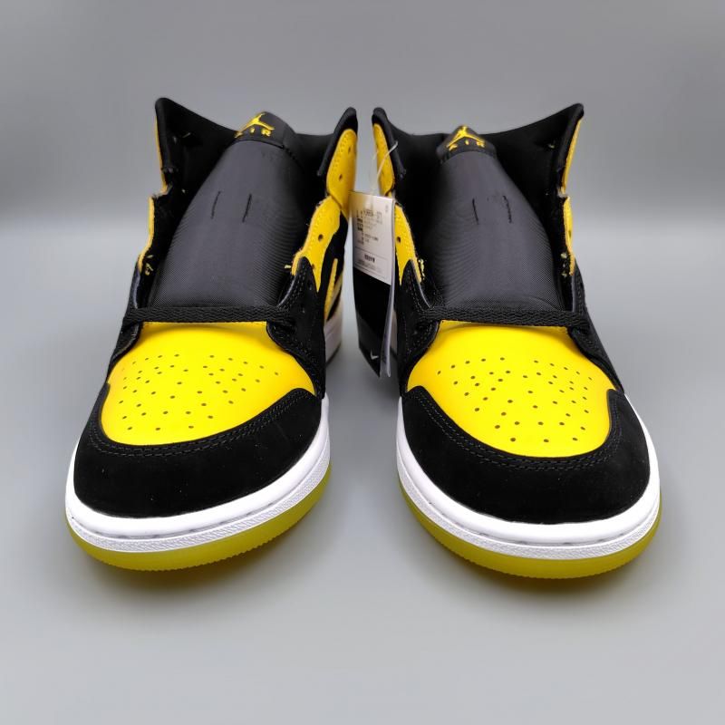 Air Jordan スタジャン ブラック/イエロー エア ジョーダン 1 NIKE AIR JORDAN RETRO HIGH OG GS 【YELLOW