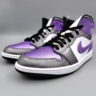 W AIR JORDAN 1 MID SE"Metallic Purple"(Wエア ジョーダン 1 ミッド SE"メタリックパープル") HJ5911-105 28.5cm メタリックパープル 新品