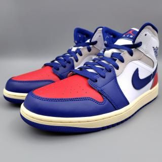 AIR JORDAN 1 MID"Rare Air" (エア ジョーダン 1 ミッド"レア エア") DQ8426-102 28.5cm ホワイト/ユニバーシティレッド/グレー/ロイヤルブルー 新品