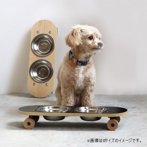 SK8PLATE スケートボード型 ペット用ごはん皿｜関家具｜ 【公式】リーファナカガワ通販サイト｜石川県金沢市、白山市の家具・雑貨