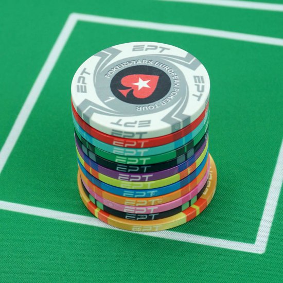 新品 300枚 ポーカーチップ カジノチップ セット EPT テキサスホールデム