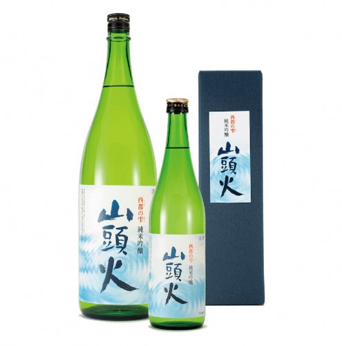 金光酒造 詩情の酒 山頭火 純米吟醸 1.8L瓶 x 6本ケース販売 (清酒