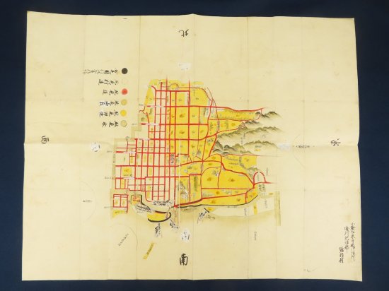 小堀和泉守殿御領所 城州紀伊郡堀内村絵図【あかつき書房】神戸 古地図