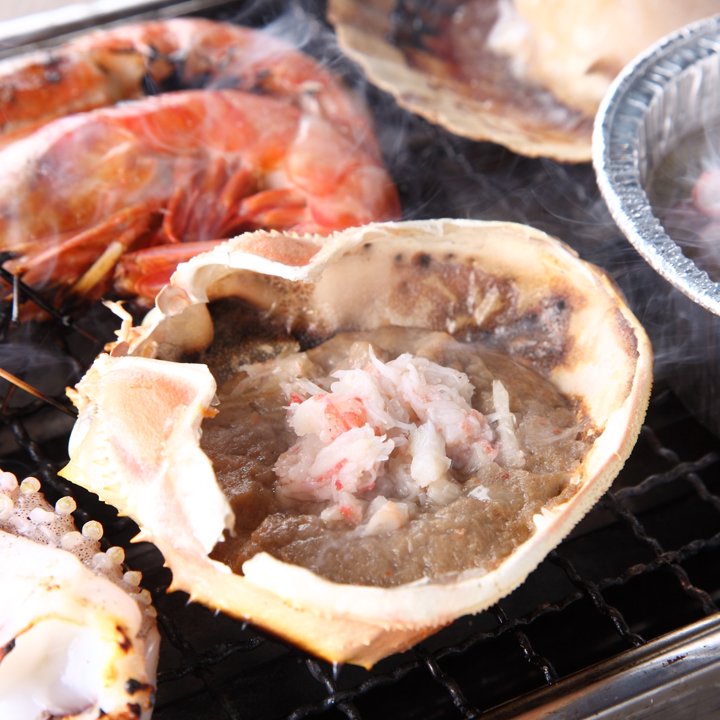 6002　濃厚かに味噌甲羅　海鮮バーベキュー【3P】　佐政水産オンラインショップ