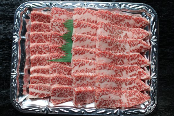 黒毛和牛 焼肉用カルビ、ロース】 500ｇ（2～3人前） - ステーキハウス森牧場 公式通販ショップ